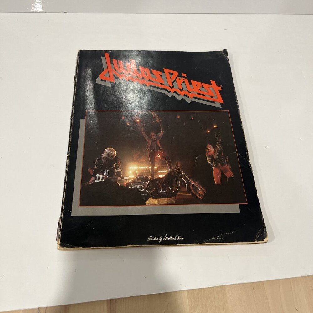 Judas Priest Guitar Tab Music Book Cherry Lane 1982 Rare OOP Tablature Metal